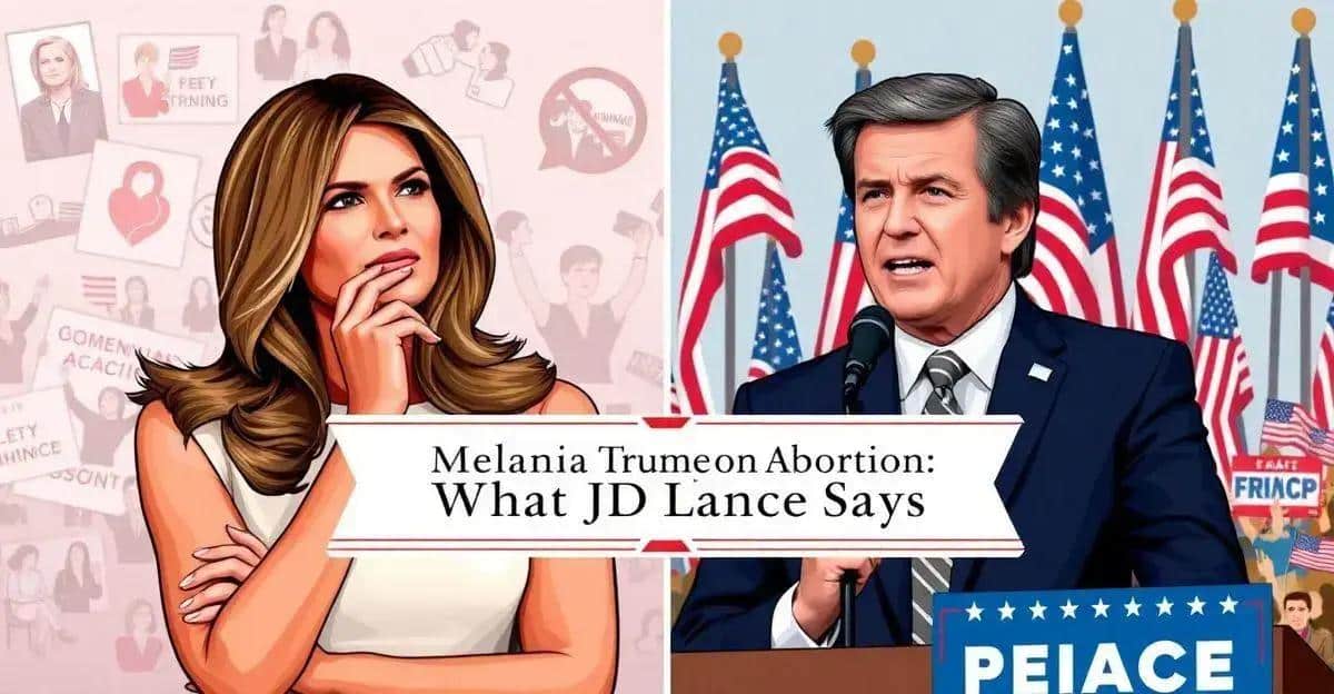 Melania Trump e o Aborto: O Que Vance Tem a Dizer