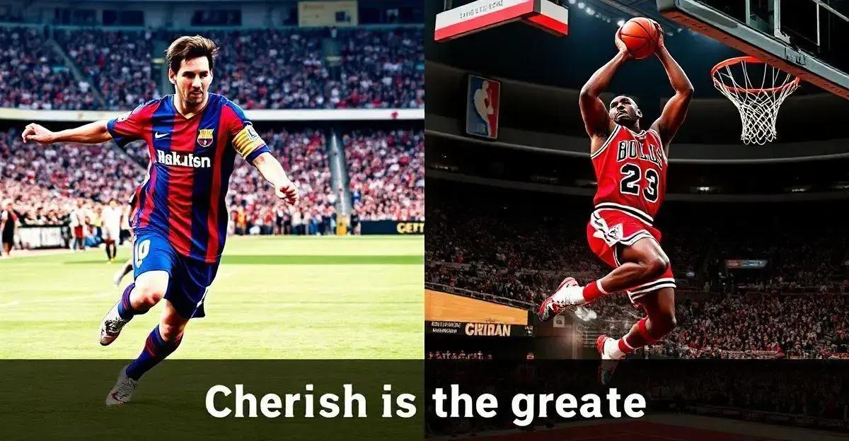 Messi e Michael Jordan: Comparação que Encanta os Fãs