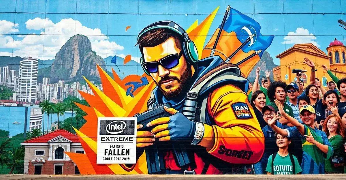 Mural em Rio de Janeiro Homenageia a História do Counter-Strike