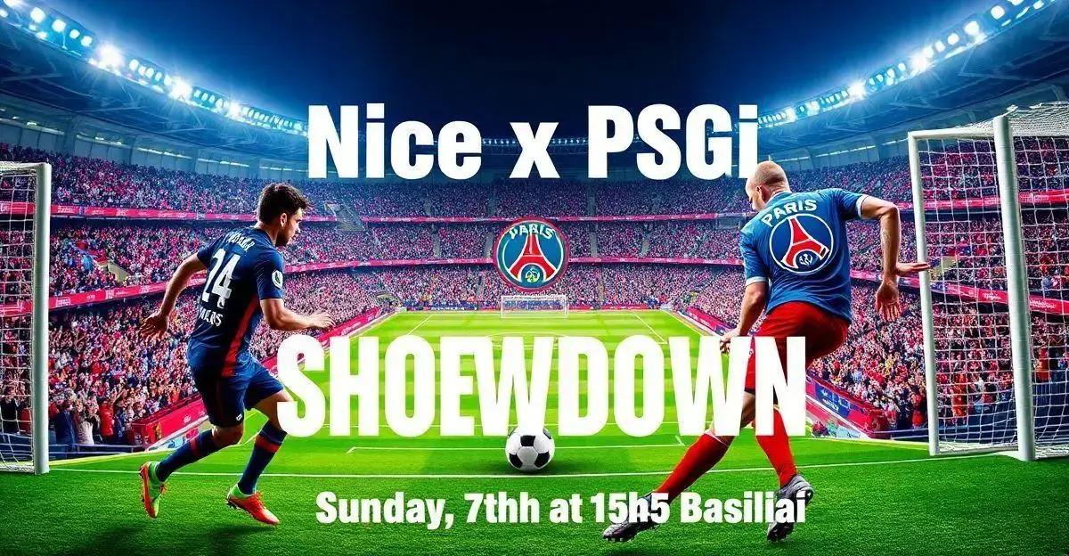 Nice x PSG: Horário e Onde Assistir ao Jogo da Ligue 1