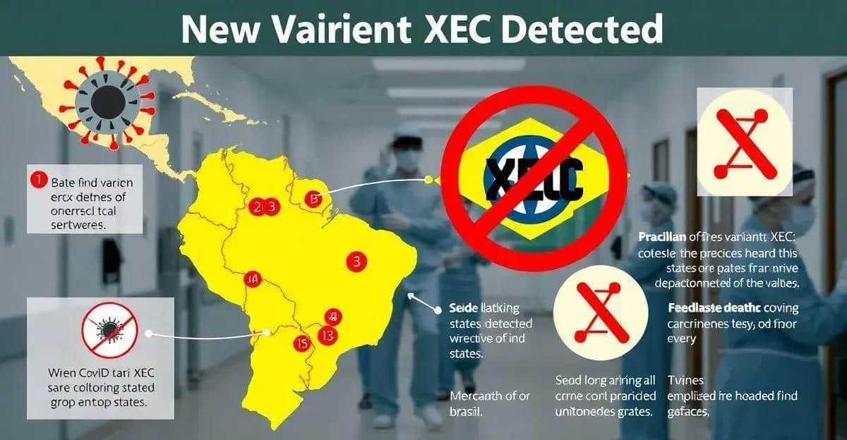 Nova Variante da Covid: XEC Encontrada em 3 Estados do Brasil