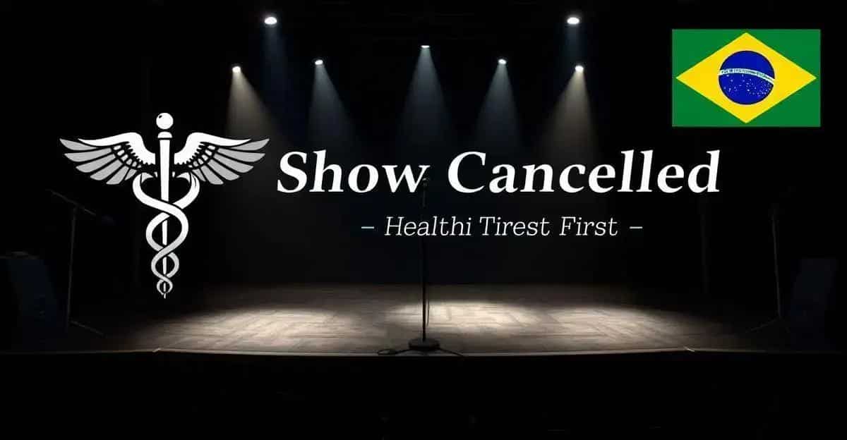 O Cancelamento do Show no Brasil