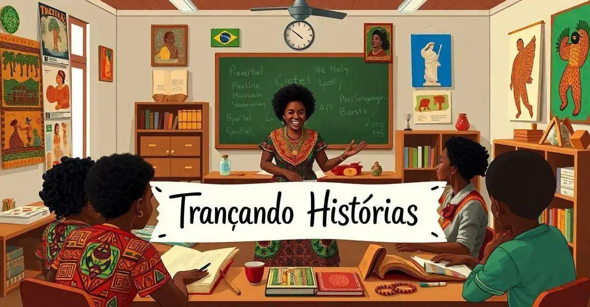 O projeto "Trançando Histórias"