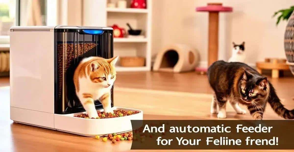 O que são comedores automáticos para gatos?