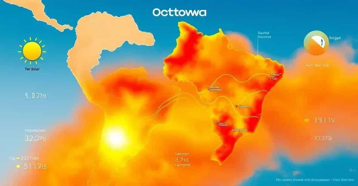 Onda de Calor de Outubro: Mapa das Regiões Afetadas