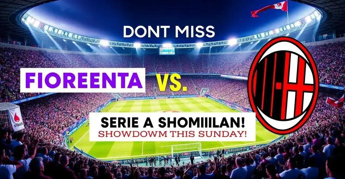 Onde assistir a Fiorentina x Milan