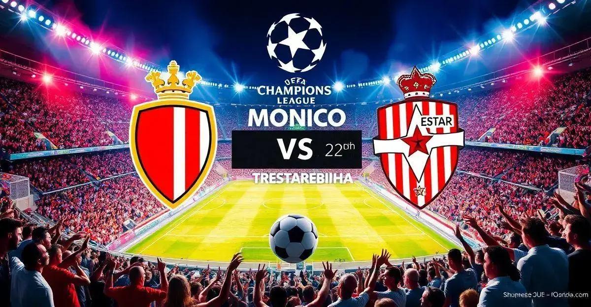 Onde assistir a Monaco x Estrela Vermelha