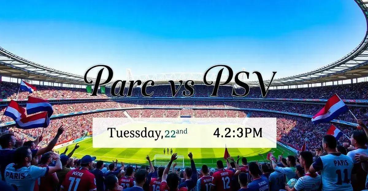 Onde assistir a PSG x PSV