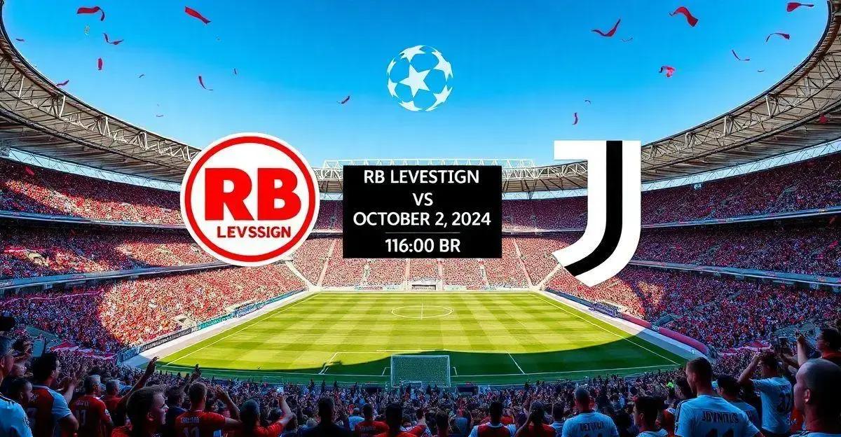 Onde assistir a RB Leipzig x Juventus