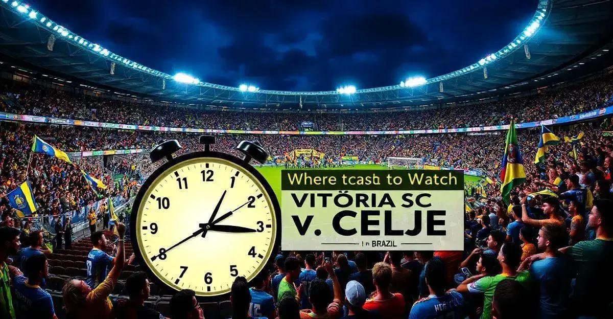 Onde Assistir a Vitória SC x Celje pela Conference League