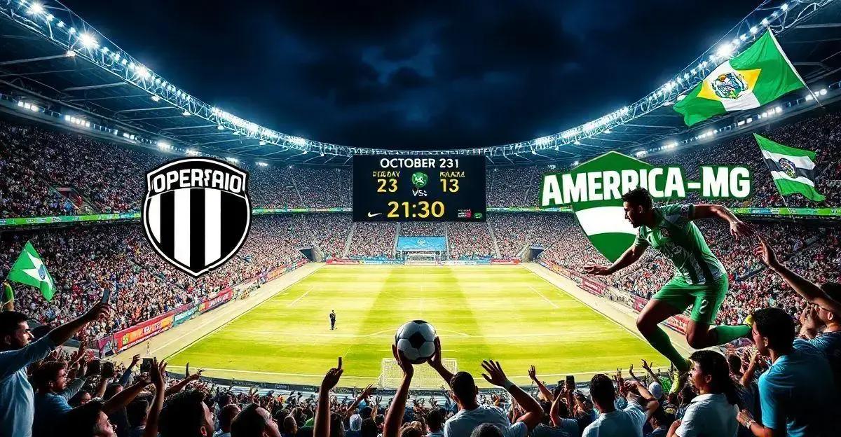 Operário-PR x América-MG: Onde Assistir e Horário do Jogo