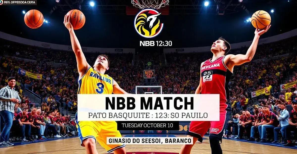 Pato Basquete x São Paulo: Horário e Onde Assistir ao NBB