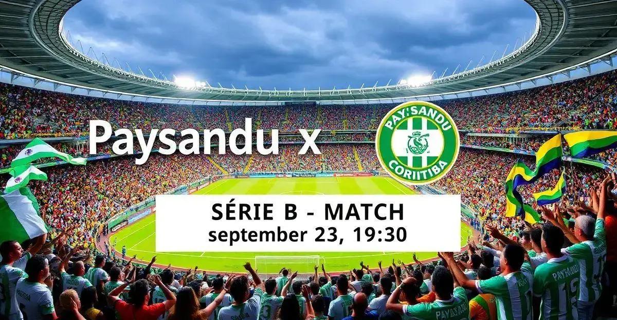 Paysandu x Coritiba: Horário e Onde Assistir ao Jogo da Série B