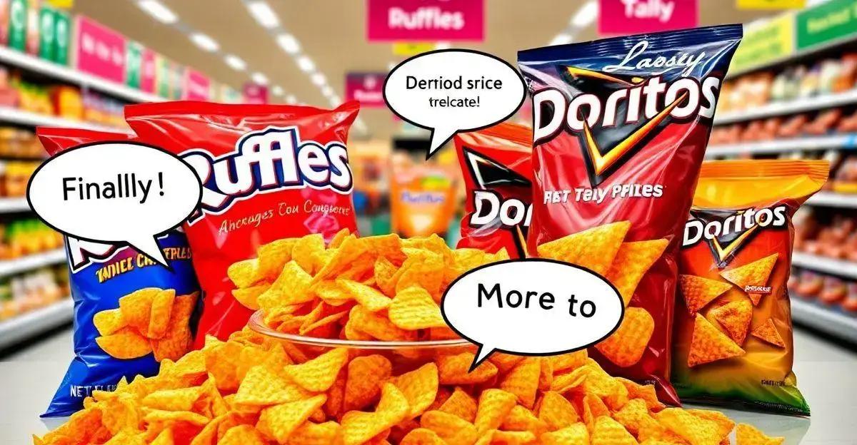 PepsiCo Aumenta Tamanhos de Ruffles e Doritos Após Reclamações