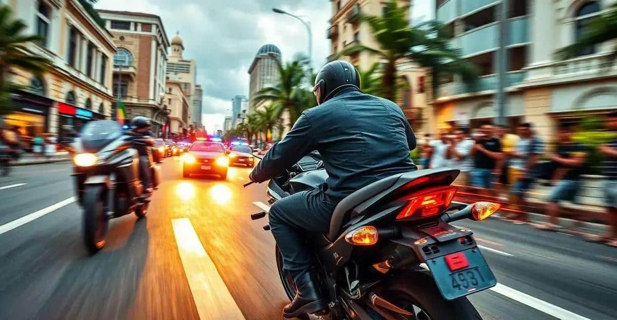 PM Pega Carona com Motociclista em Perseguição no RJ