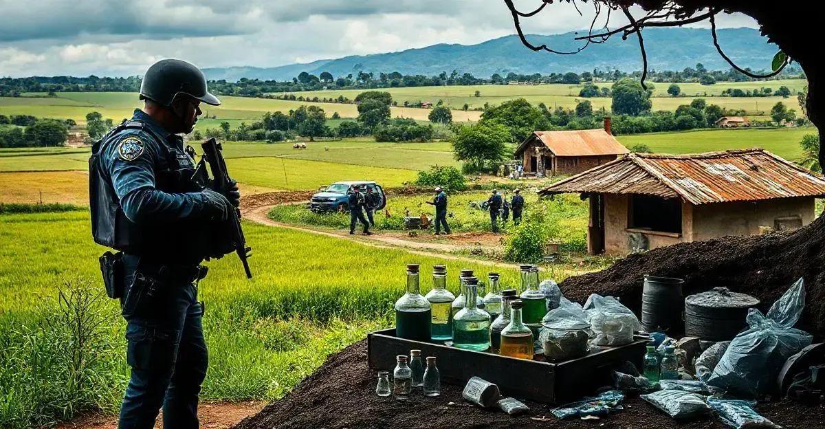 Polícia de MG Descobre Laboratório de Drogas em Rio Piracicaba