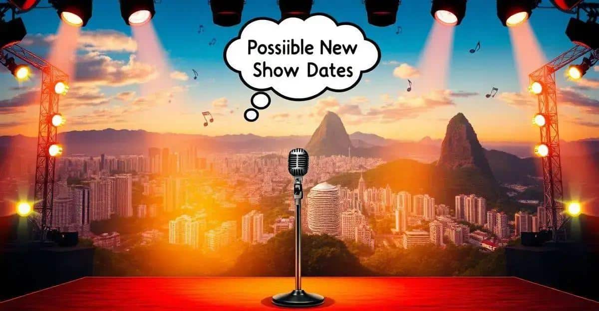 Possíveis Novas Datas de Shows