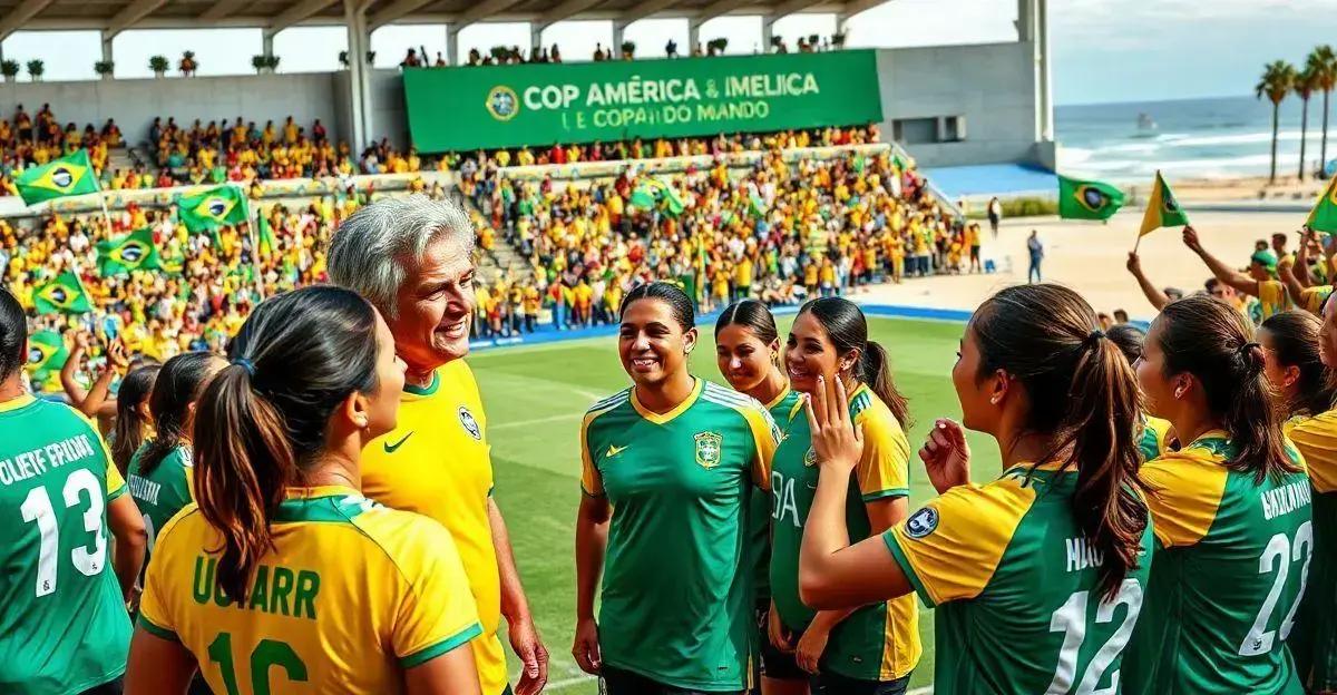 Preparativos para a Copa América e Copa do Mundo