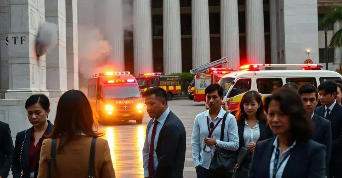 Princípio de Incêndio no STF: Funcionários Evacuados com Segurança