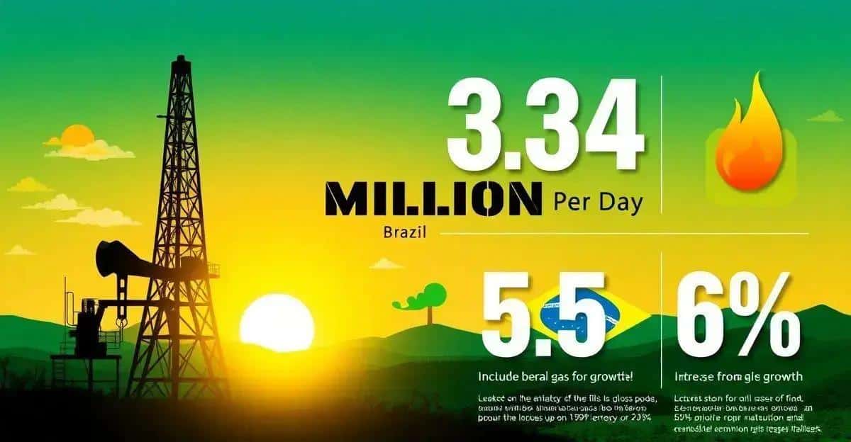 Produção de Petróleo no Brasil Aumenta 3,4% em Agosto