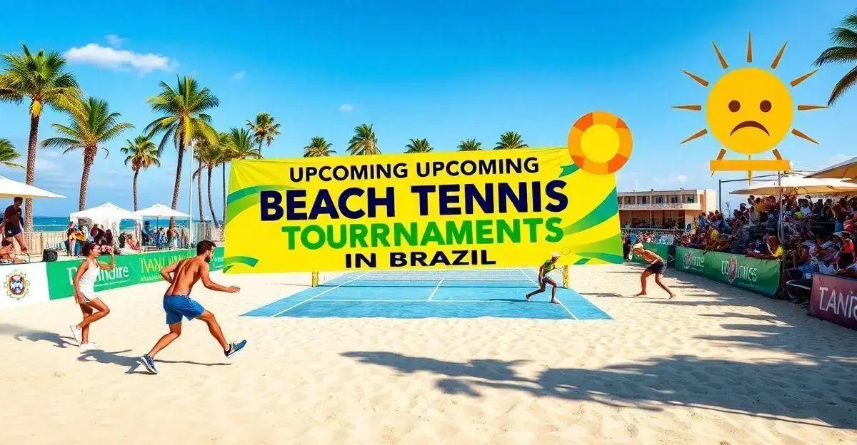 Próximos torneios de beach tennis no Brasil