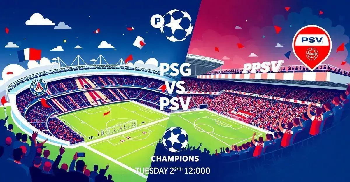 PSG x PSV: Horário e Onde Assistir ao Jogo da Champions League