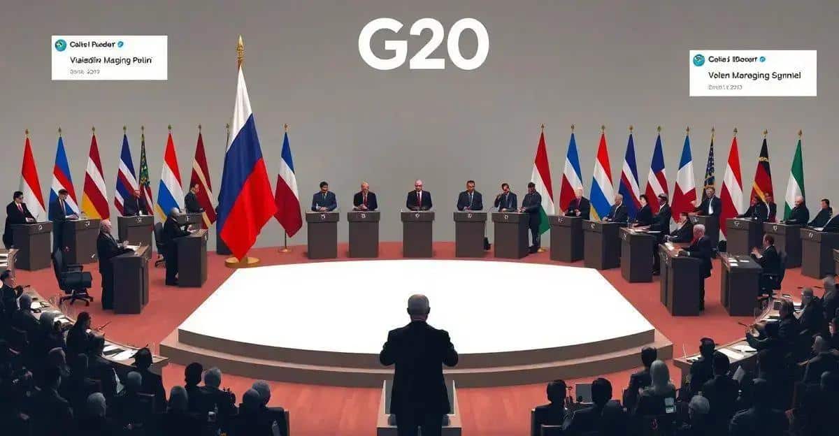 Razões da ausência de Putin no G20