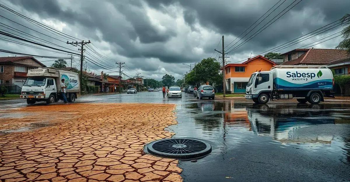 Regiões Afetadas pela Falta de Água