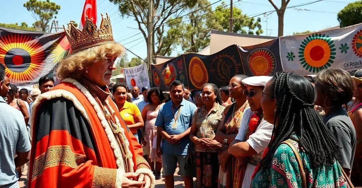 Rei Charles e Encontro com Comunidade Indígena em Sydney