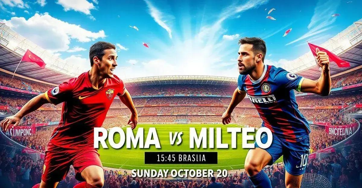 Roma x Inter de Milão: Horário e Onde Assistir ao Jogo