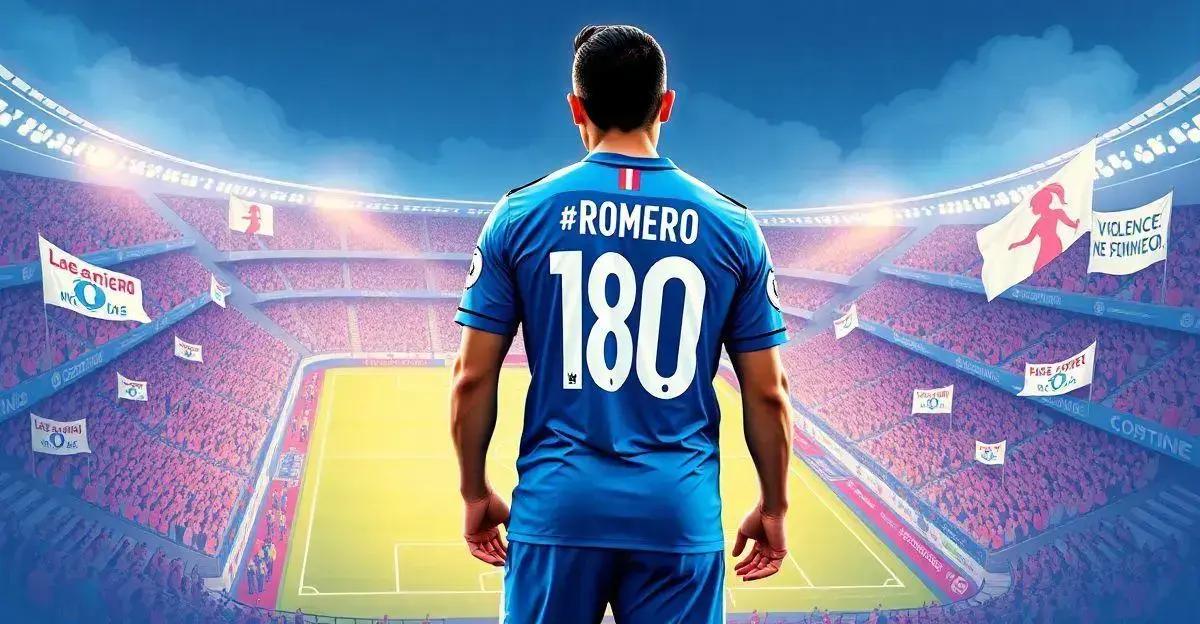 Romero do Cruzeiro: Camisa 180 em Campanha Contra Feminicídio