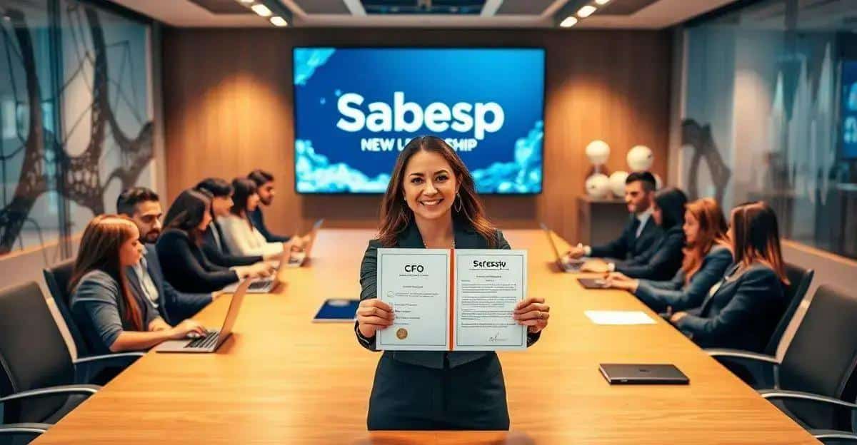 Sabesp elege CFO e presidente do conselho: novidades importantes