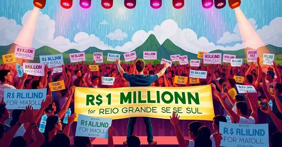 Show Beneficente de Bruno Mars Arrecada R$ 1 Milhão para o RS