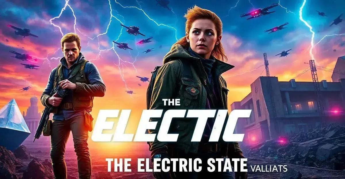 Teaser de 'The Electric State' com Chris Pratt e Millie Bobby Brown