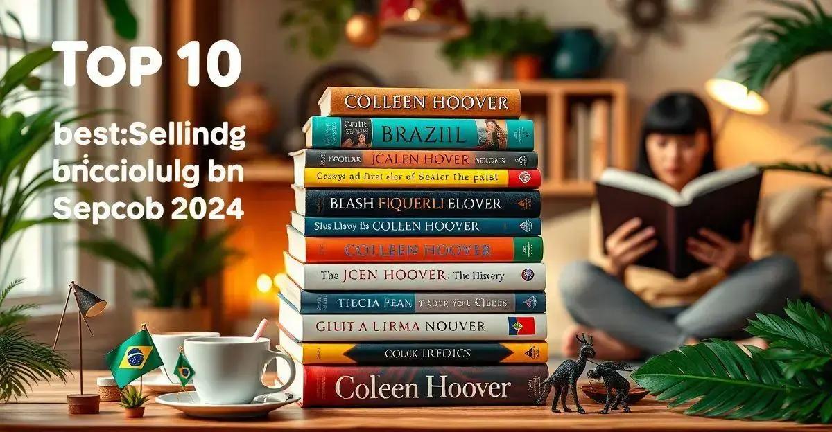 Top 10 Livros de Ficção Mais Vendidos no Brasil em Setembro de 2024