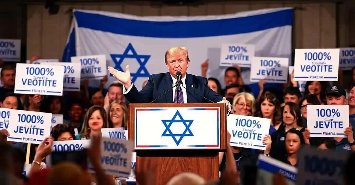 Trump Poderia Concorrer a Primeiro-Ministro de Israel e Pede Voto Judeu