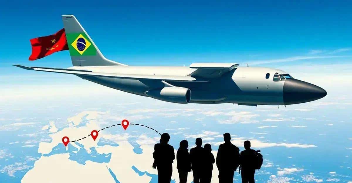 Uso do KC-30 na missão de repatriação