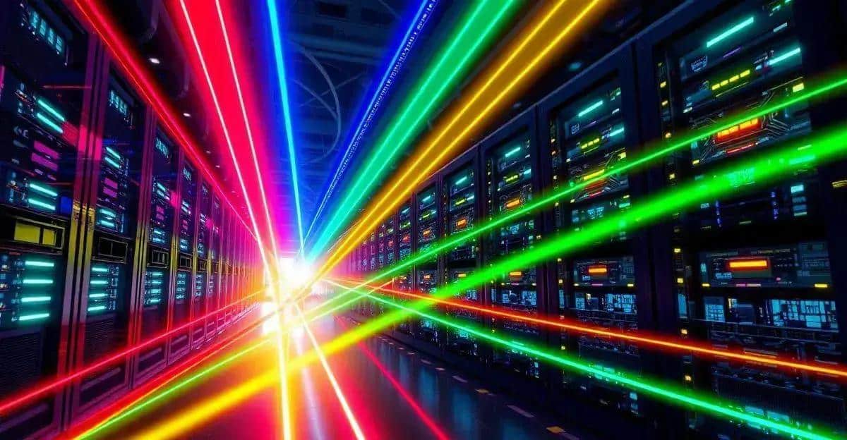 Vantagens dos lasers multicolor em datacenters