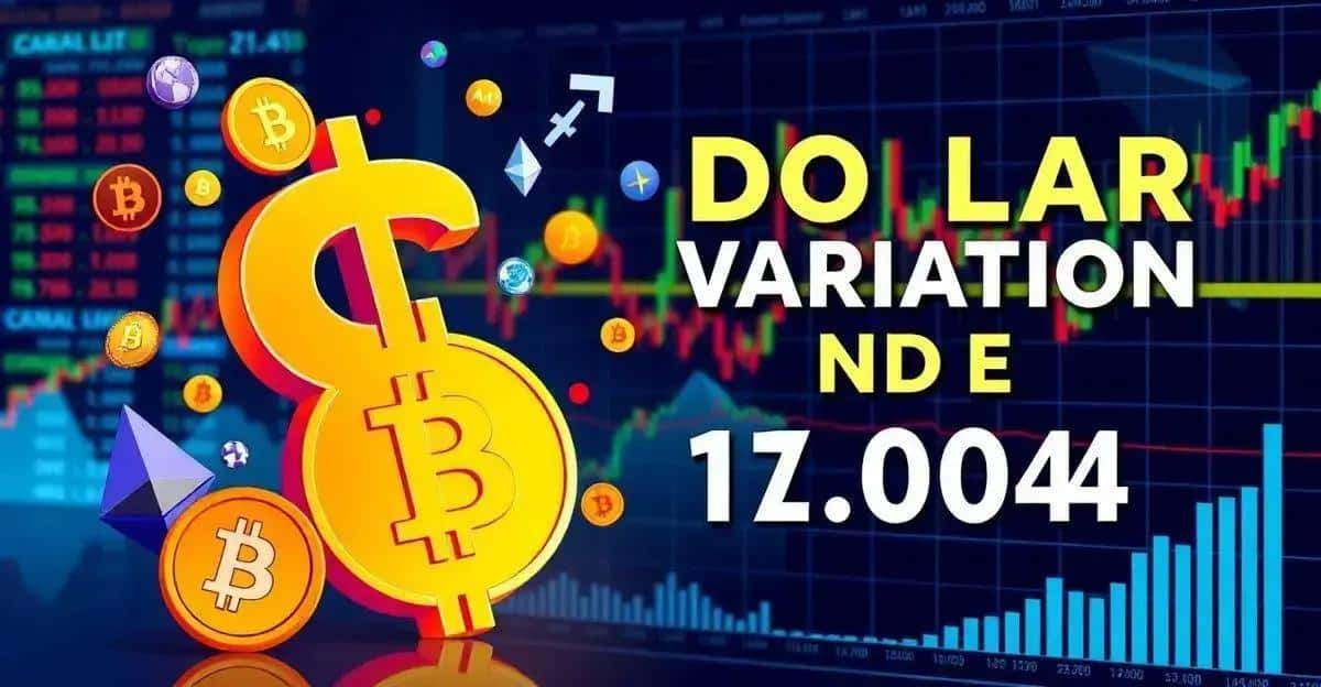 Variação do Dólar e Criptomoedas