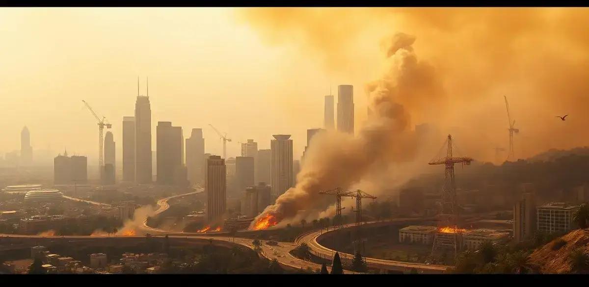 Impacto dos incêndios em Los Angeles