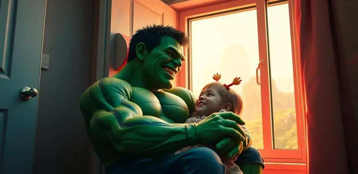 Menino Hulk Salva Prima e Viraliza na Internet