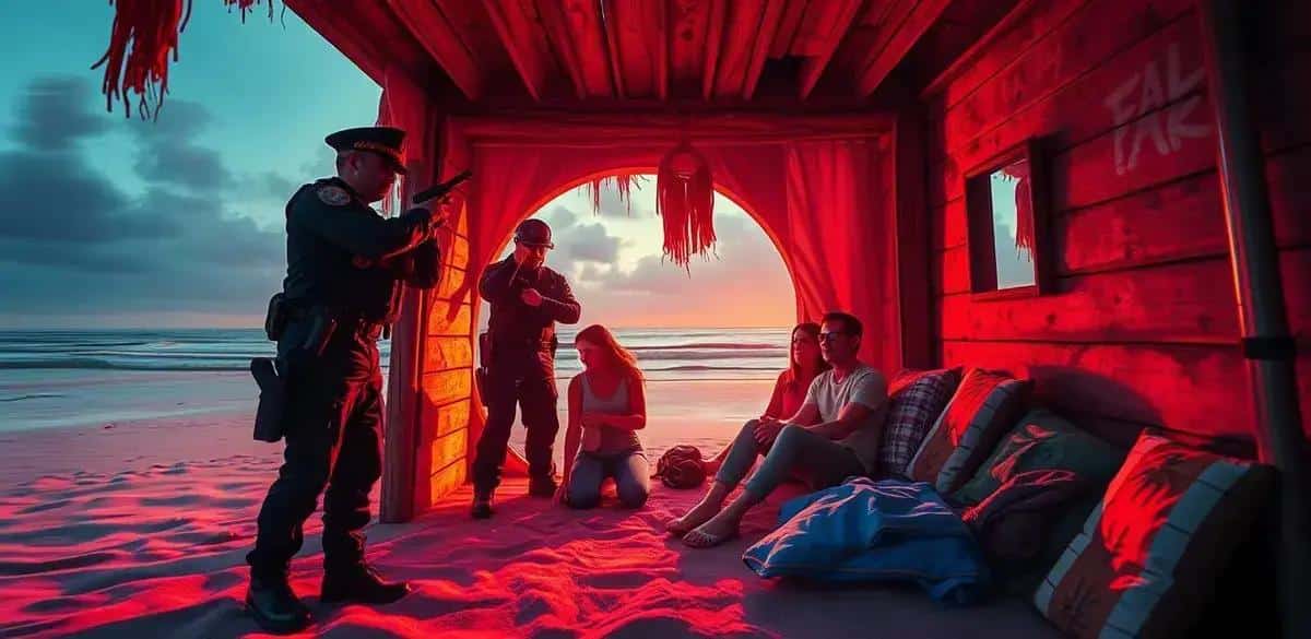 A ação da polícia e o resgate