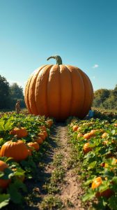 Incrível: Abóbora Gigante de 300 kg Cultivada em SC