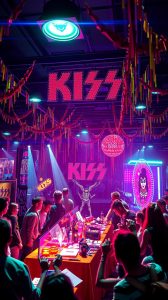 Kiss doa itens para leilão e ajuda vítimas das enchentes