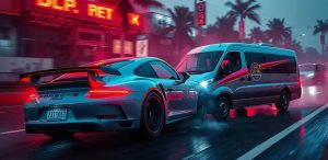 Motorista de Porsche em Alta Velocidade Causa Capotagem na BR-040