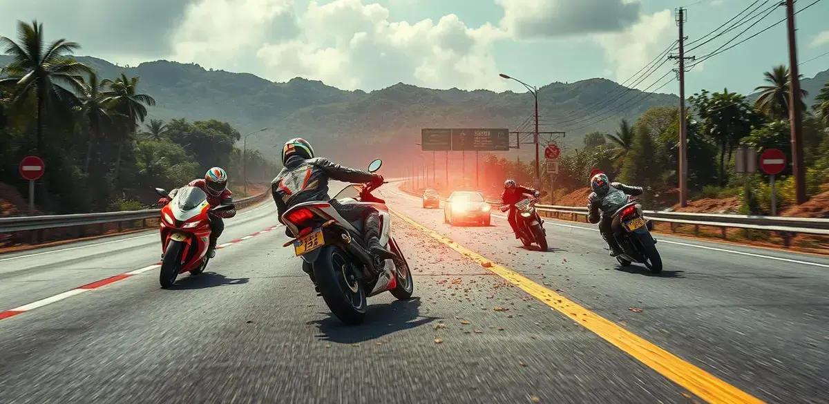 Acidente entre Motos Esportivas Mata Motociclista na BR-277