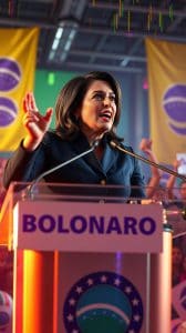 Bolsonaro Não Quer Michelle Envolvida em Campanha, Mas Ela Pensa no Senado