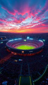 Briga entre pedreiros no Estádio do Barcelona: Veja as Imagens