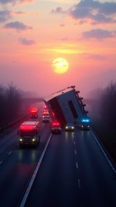 Carreta Tombada e Explosão: O Que Aconteceu na BR-101 em SC