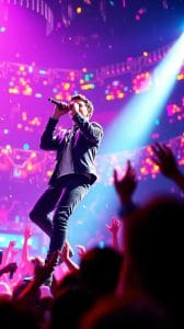 Nick Jonas sai correndo do palco após mira laser em show